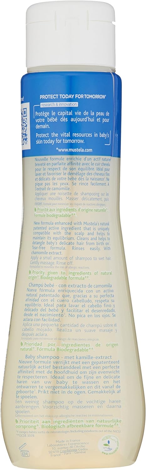 MUSTELA BABY SHAMPOO 200ML - Min order 10 units