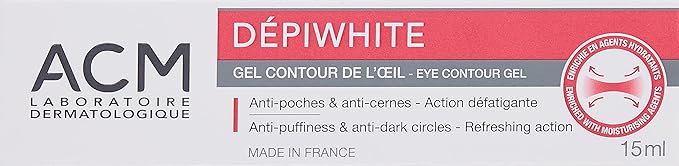 Depiwhite eye contour gel 15ml by ACM min 10 per orders