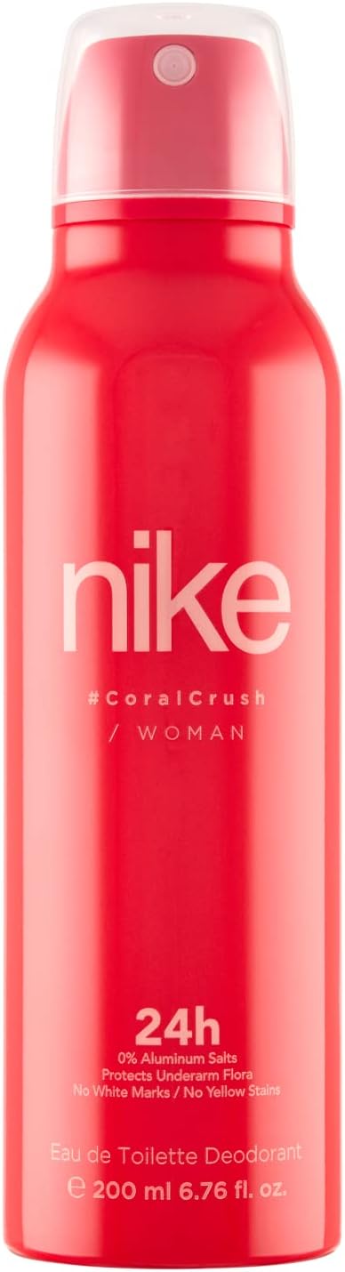 Coral Crush Eau De Toilette Deodorant Spray for Woman 200 ml from Nike