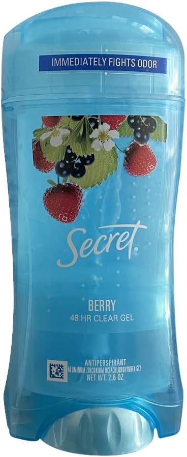 Secret Scent Anti-Perspirant Deodorant Clear Gel So Very Summerberry 2.6 oz (Pack of 6)