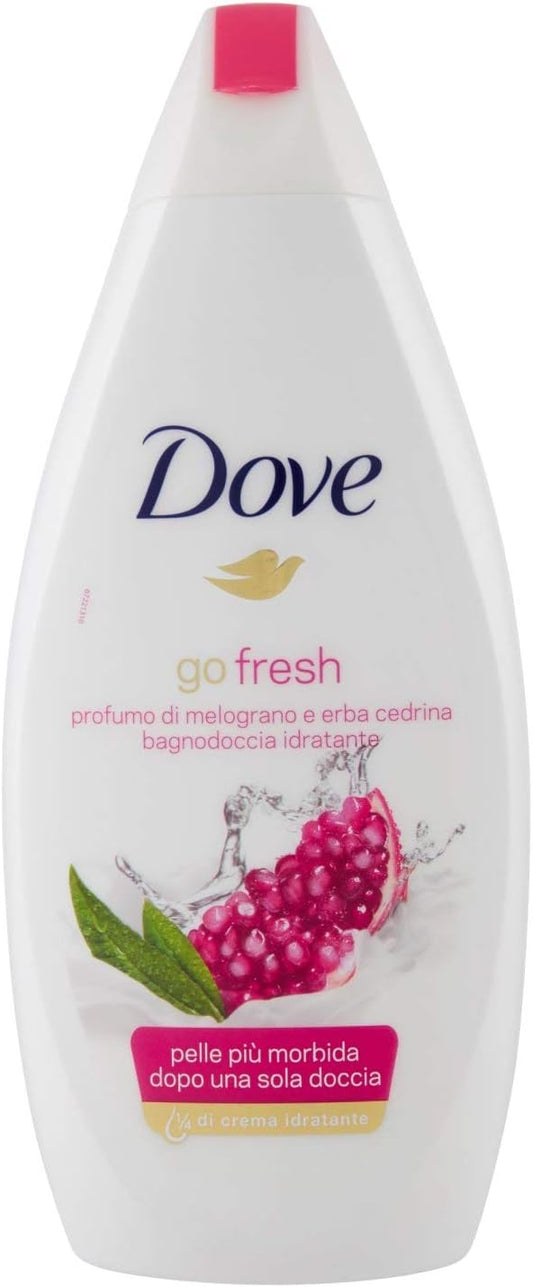 Dove Go Fresh Pomegranate And Lemon Verbena Scent Revive Body Wash, 500 ml - min order 10 units
