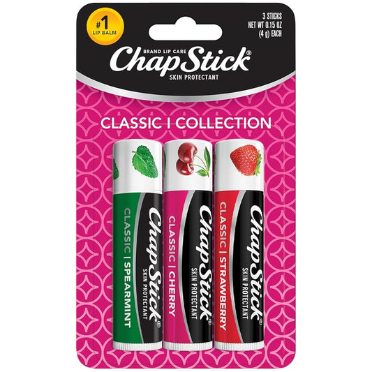 Chapstick Classic Pack of 3