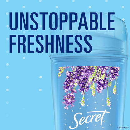 Secret Fresh Clear Gel Antiperspirant Deodorant, Luxe Lavender 2.6 oz min. order 10 units