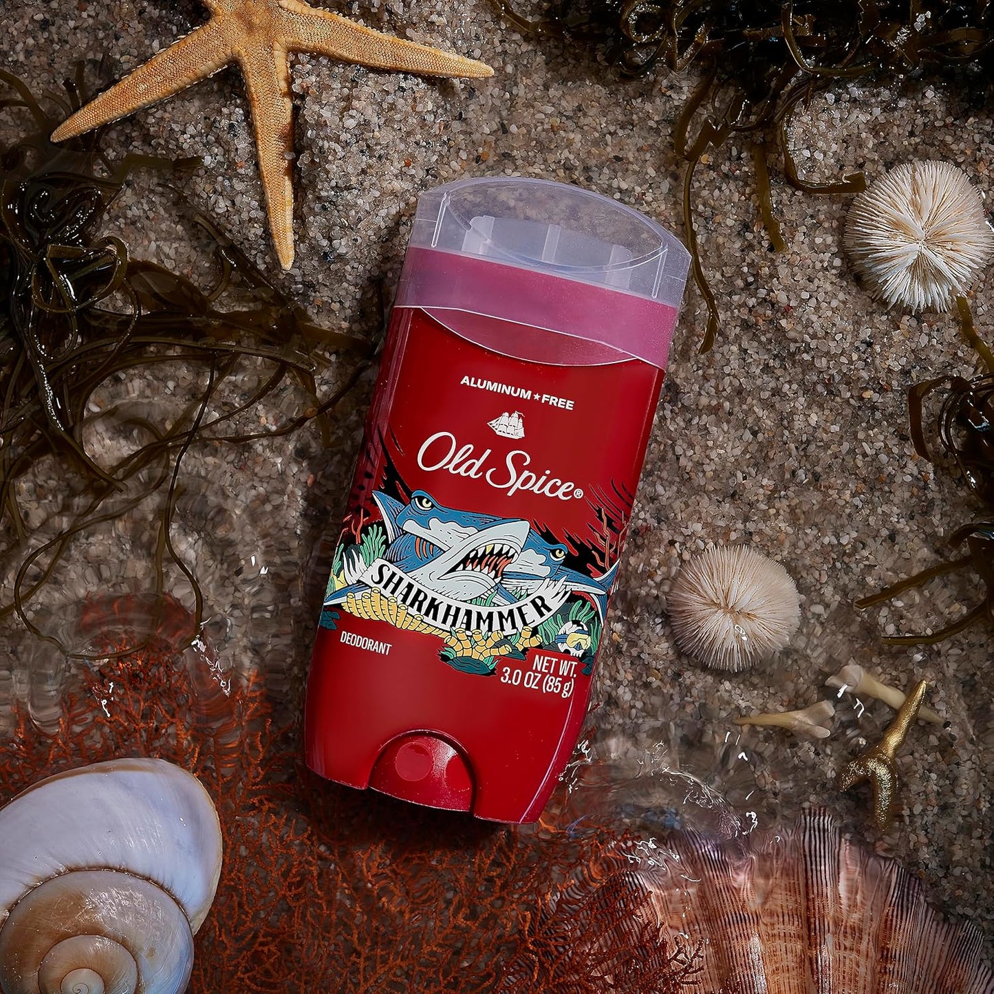 Old Spice Sharkhammer-Aluminum Free Deodorant for Men 85g. Minimum pack of 5