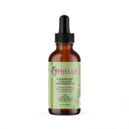 Rosemary Mint Scalp & Hair Strengthening Oil by MIELLE 59 Ml. - Min. 10 per order