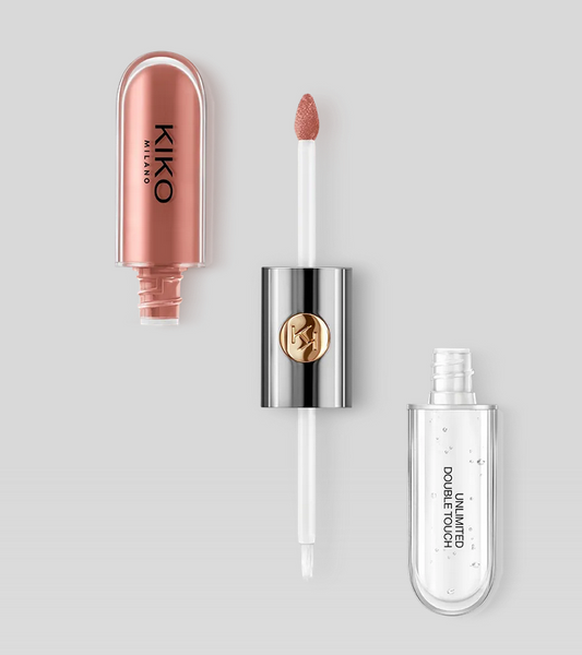 KIKO Milano 103 Natural Rose Unlimited Double Touch Liquid lipstick, Minimum pack of 5