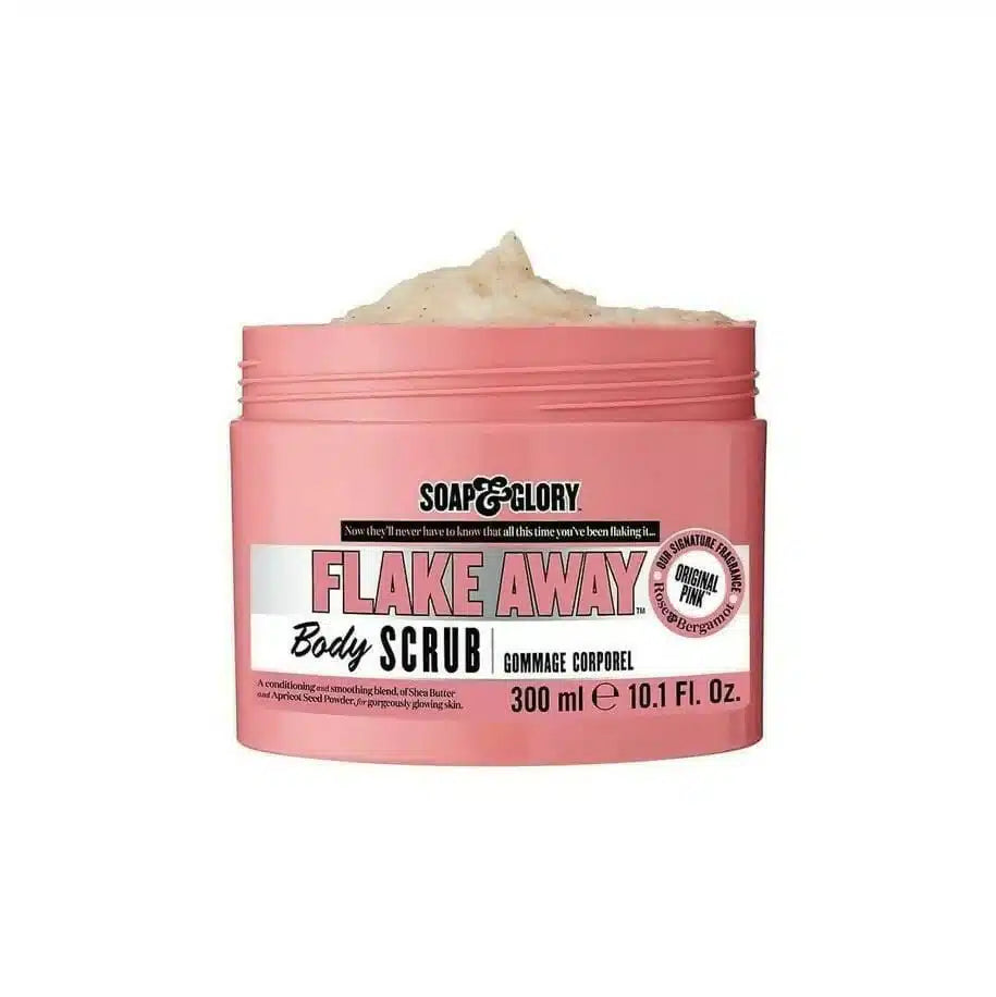 Original Pink Flake Away Exfoliating Body Scrub by Soap and Glory 300 ml - min 5 per order