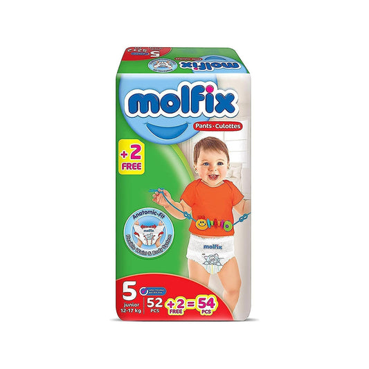 Molfix Baby Diapers, 54 Pieces - Size 5 - Min order 10 units