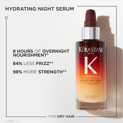 Nourishing & Smoothing Serum for Dry Hair, Sérum de Nuit 8H By Kérastase, 90 ml- Min 5 per order