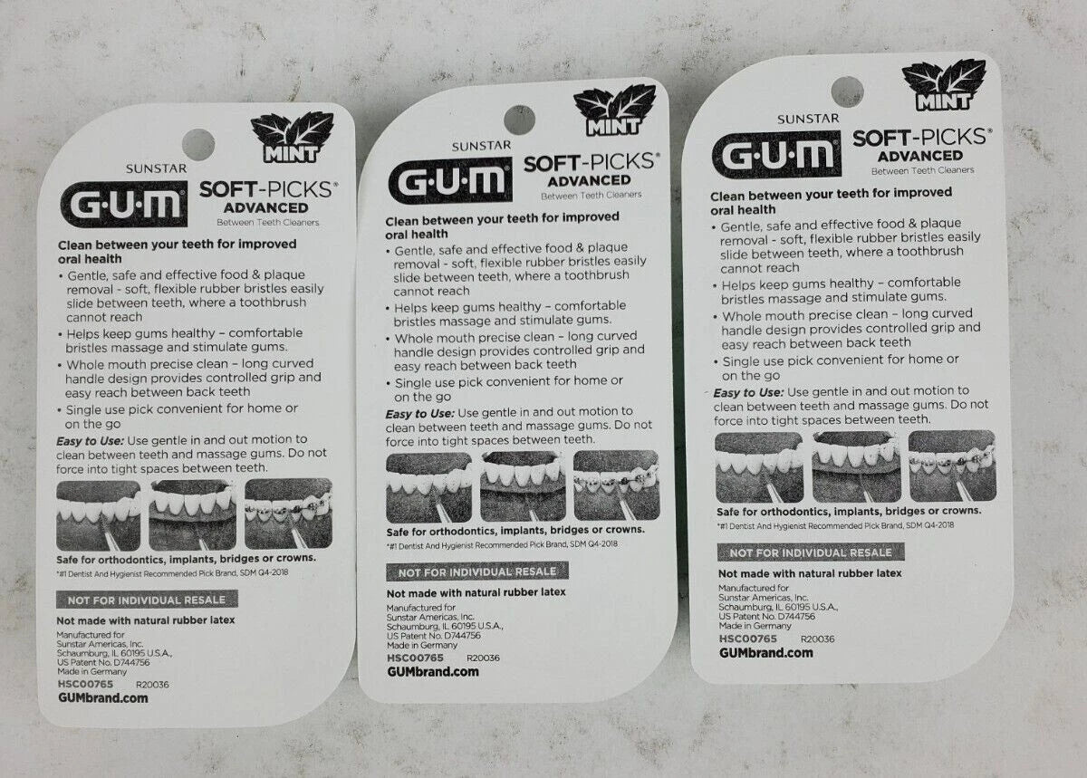 Soft Picks Mint 180 Picks From GUM