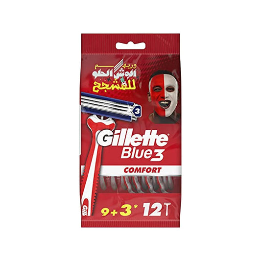 Gillette blue 3 men's disposable razors - Min order 10 units